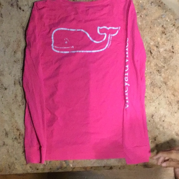 VineyardVines Long Sleeve Whale Print Tee - Picture 2 of 2